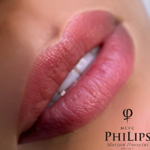 Lippenvollschattierung